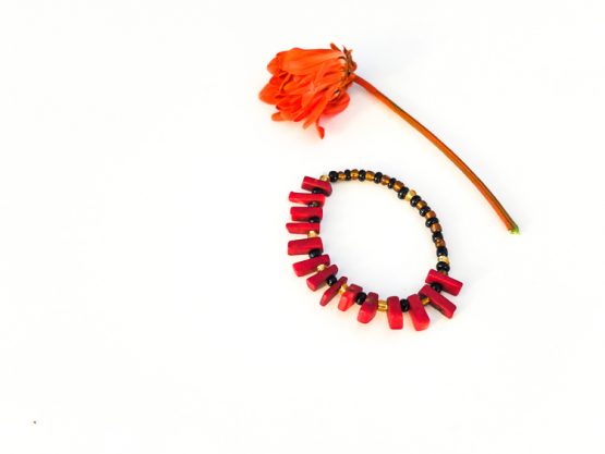 Sade Series – Coral Gemstone bracelet