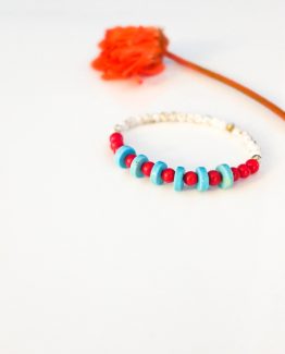 Sade Series – Coral Gemstone Bracelet