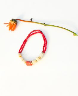 Ladé Series – Coral Gemstone Bracelet
